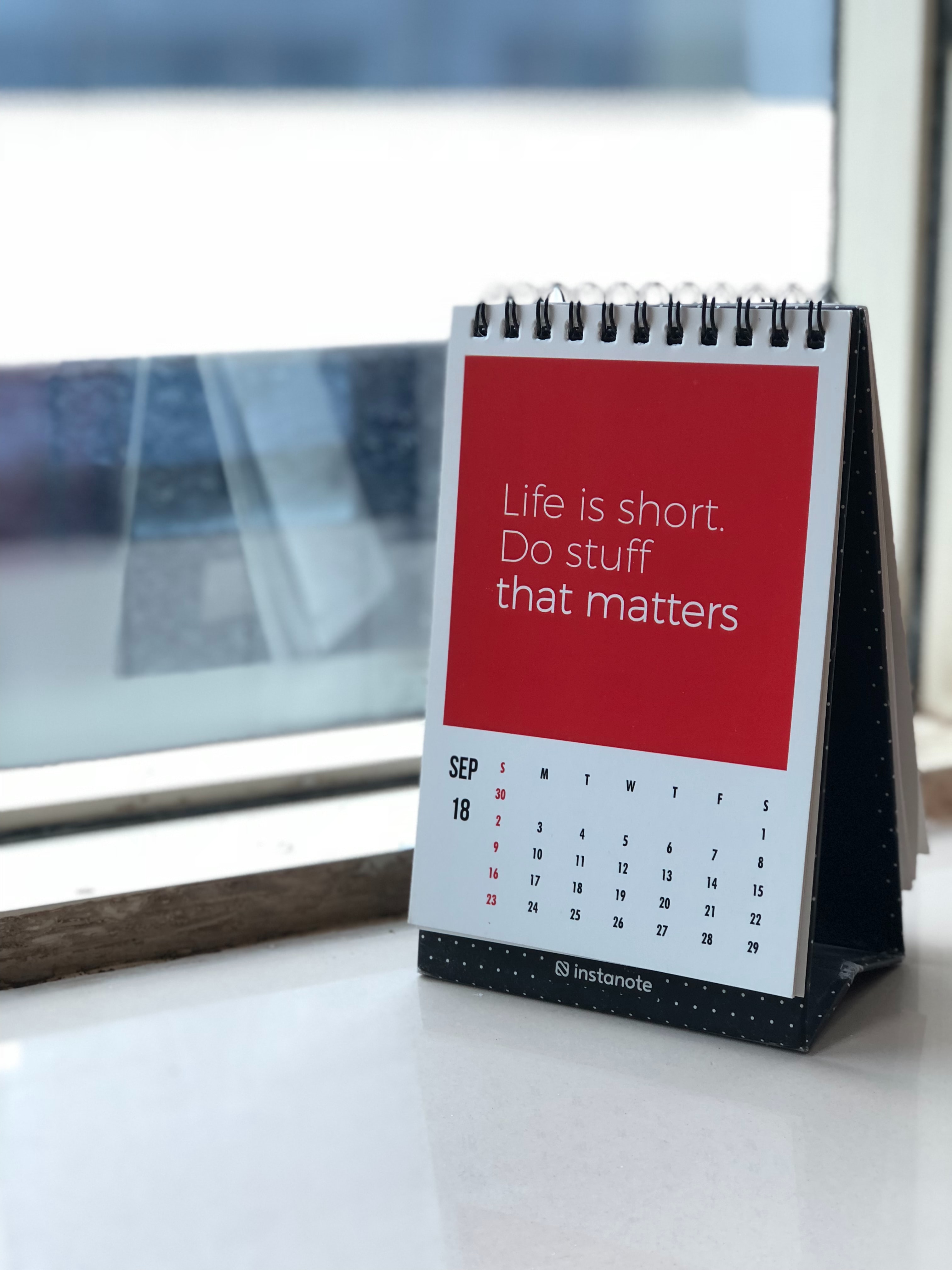 red calendar